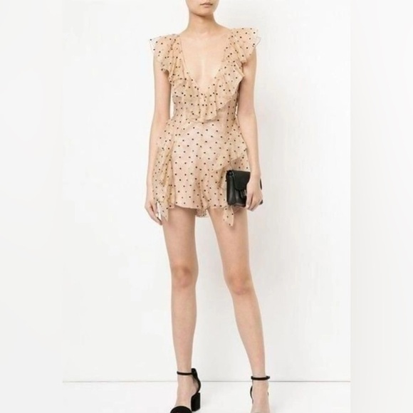 Alice McCall Just My Type Polka Dot  Playasuit size 8 - Picture 1 of 7